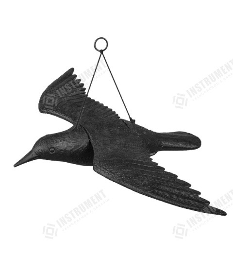 plašič ptáků havran závěsný letící 57cm plastový