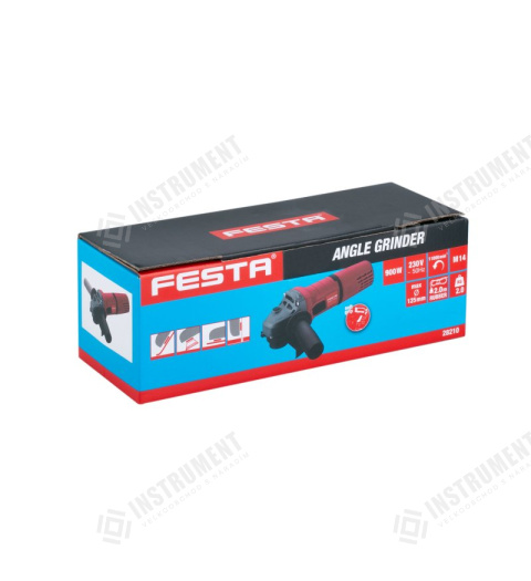 Bruska úhlová FESTA 900W max.125mm/M14 230V