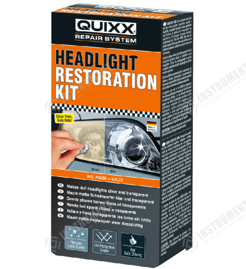 souprava pro obnovu světlometů Quixx Headlight Restoration Kit 50+30g